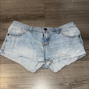 Y2K Forever 21 Low Rise Jean Shorts